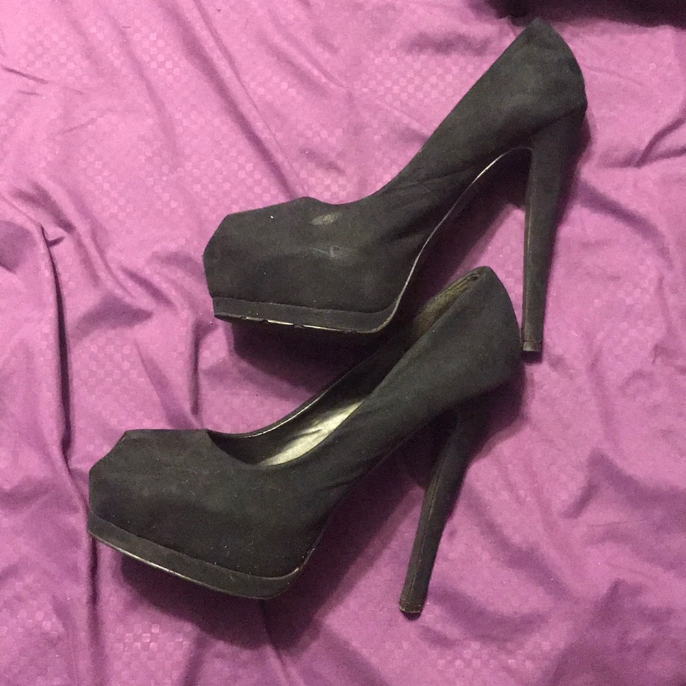 Black high heels